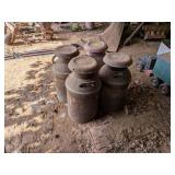 4 ANTIQUE MILK CANS
