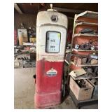 VINTAGE STANDARD MODEL 80 RED CROWN GAS PUMP