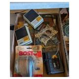 PENCIL SHARPENER, TAPE RECORDER, ETC.