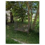 DECORATIVE 48' METAL BENCH