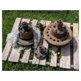 PALLET OF MODEL T TRANSMISSION PARTS
