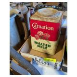 CARNATION MALTED MILK TIN