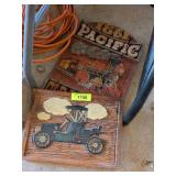WOODEN CAR & TRAIN DECOR