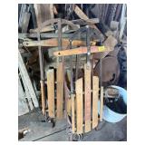 2 VINTAGE SLEDS