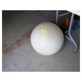 LARGE PLASTIC LIGHTING GLOBE
