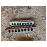 PAIR OF CHICKEN WATERERS/FEEDERS