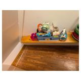 JARS, PLASTIC FOOD STORAGE & IRON