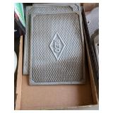 3 REO RUNNING BOARD PLATES