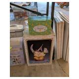 HUMMINGBIRD LIGHTED FIGURINE & CANDLE GIFT SET