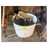 ANTIQUE ENAMEL WASHING MACHINE