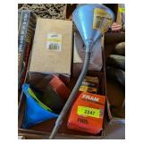 FUNNELS & OIL FILTERS