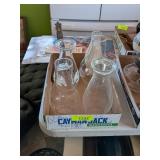 GLASS OIL LAMP CHIMNEYS