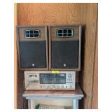 JCPENNEY STEREO SYSTEM WITH SPEAKERS