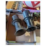 3 VINTAGE HORNS