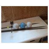 3 LIGHTNING BULBS & RODS