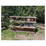 8FT - 3 TIER METAL SHELF