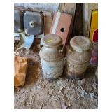 2 MILK CANS