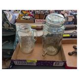 LARGE BALL JAR DRINK DISPENSER & PITCHER