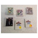 6 - DECKS OF ASST FOOTBALL CARDS