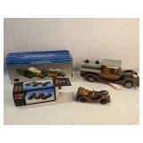 2 WOODEN MODEL CARS