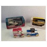 4 TRUE VALUE DELIVERY TRUCK BANKS