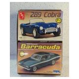 289 COBRA  AND BARRACUDA MODEL KITS
