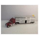 PETERBILT TRUCK WITH CATTLE TRAILER