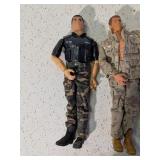3 - GI-JOES ACTION FIGURES & 1 CRAWLING GI-JOE