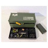 VINTAGE GI-JOE FOOTLOCKER WITH ACCESSORIES