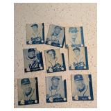 1960 MILWAUKEE BRAVES LAKE TO LAKE CARDS