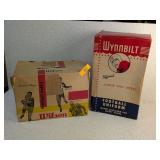 2 - VINTAGE FOOTBALL GEAR BOXES