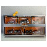 DIECAST HARLEY DAVIDSON FLSTF STREET STALKER SET