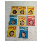 1970 TOPPS PLAY BASEBALL SCRATCH-OFFS