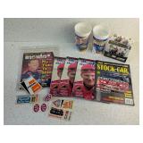 NASCAR MAGAZINE COLLECTION & HARDEES CUPS