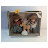 CLINT & GEORGIA PRECIOUS MOMENTS DOLLS