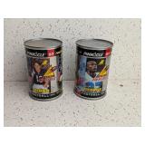2 - 1997 PINNACLE FOOTBALL CARDS IN METAL CANS