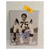 AUTOGRAPHED DEACON JONES PHOTO