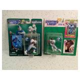 2 - BARRY SANDERS STARTING LINEUP ACTION FIGURES