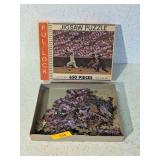 VINTAGE 650 PIECE BASEBALL JIGSAW PUZZLE