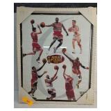 1998 NBA FINALS CHICAGO BULLS FRAMED POSTER