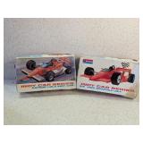 2 PLASTIC INDY CAR MODEL KITS