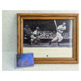 TED WILLIAMS PHOTOGRAPH & CARD