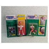 2 - JOE MONTANA STARTING LINEUP ACTION FIGURES