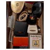 TRAVELING VINTAGE BEAUTY ITEMS & CUFF LINKS
