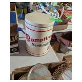VINTAGE CAMPFIRE MARSHMALLOW TIN