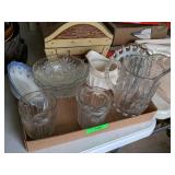 GLASS SERVING PITCHERS & BOWLS