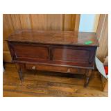 WOODEN BEDSIDE CABINET