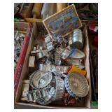 BOX OF ASSORTED COOKIE CUTTERS