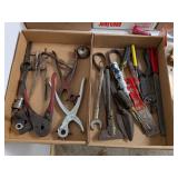 2 BOXES OF HAND TOOLS