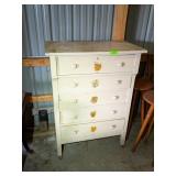 VINTAGE 5 DRAWER DRESSER